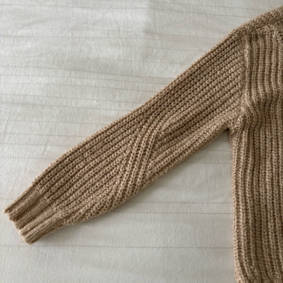 Abercrombie & Fitch Cardigan Knit Open Front‎ Cream Women’s XL - Picture 3 of 8